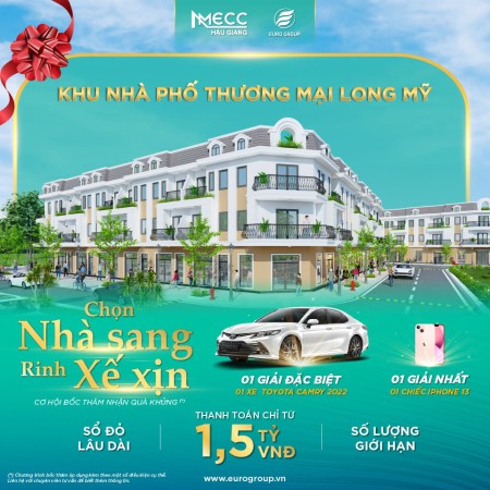 Khu nhà ở thương mại cao cấp Long Mỹ liên hệ 0397949812 giá tốt đầu tư sinh lời