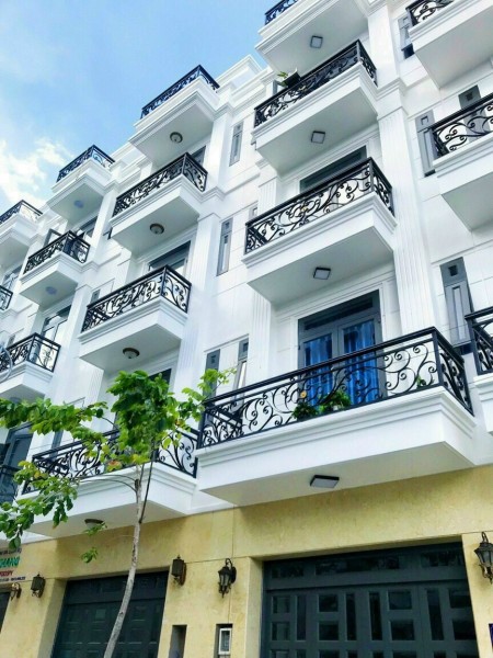 Nhà mặt tiền BẢO THỊNH RESIDENCE quận 12 giáp Gò Vấp, đường 12m,1 trệt 4 lầu,HL