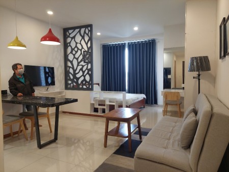 Cho thuê căn hộ cao cấp 1 pn Nguyễn Hữu Thọ giá 12 triệu/tháng, thương lượng