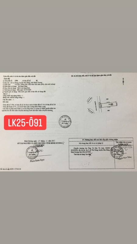 Cần bán lô đất ngay KCN Bàu Bàng, Bình Dương giá đầu tư sinh lời, hỗ trợ vay