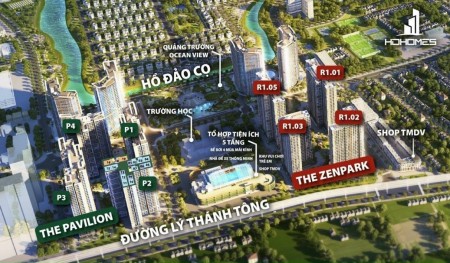 Bán gấp chung cư cao cấp Pavilion P1.1212, 2 phòng ngủ 2 nhà vệ sinh, giá 2.5 tỷ