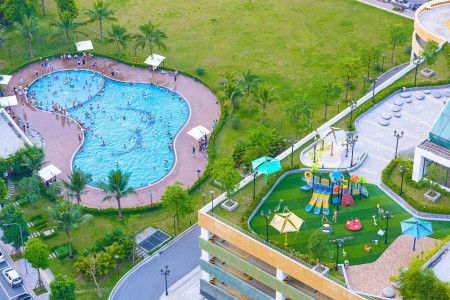 Bán căn hộ 1 phòng ngủ +1 full nội thất giá chỉ 1.3 tỷ Vinhomes Ocean Park thiết kế như hình