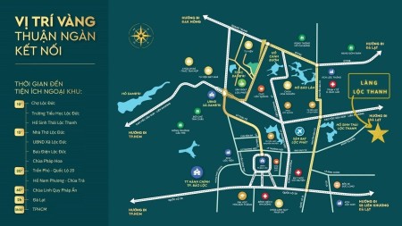 Bán đất thổ cư đường Đoàn Thị Điểm, Lộc Thanh, Bảo Lộc, Lâm Đồng giá đầu tư