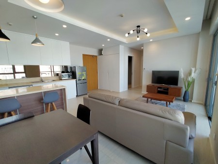 Căn hộ 2 phòng ngủ Đảo Kim Cương cho thuê view sông đủ nội thất, lh 0938221611