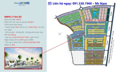 Căn áp góc sót cực hót Florida 1 – Chỉ 8 tỷ tại Siêu thành phố biển Novaworld Phan Thiết.