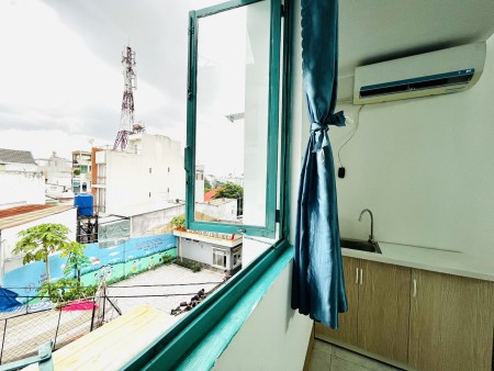Phòng trọ cao cấp full nội thất 1PN ngay vòng xoay Lê Đại Hành lh 0389.903.025