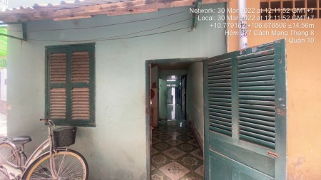 Bán nhà 377/48 Quận 10 hướng Đông Nam 2 mặt tiền hẻm hướng ra Cách Mạng Tháng 8
