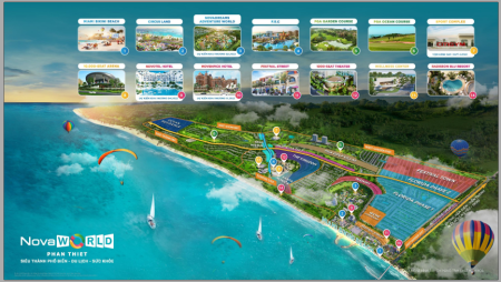 Siêu hót chỉ nhỉnh 8tỷ-FLORIDA 2 biệt thự song lập vị trí căn góc xẻ khe tại Novaworld Phan Thiết.