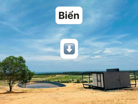 Mua đất tặng nhà view biển 107m mặt tiền đường nhựa, cạnh khu du lịch chùa cổ Thạch