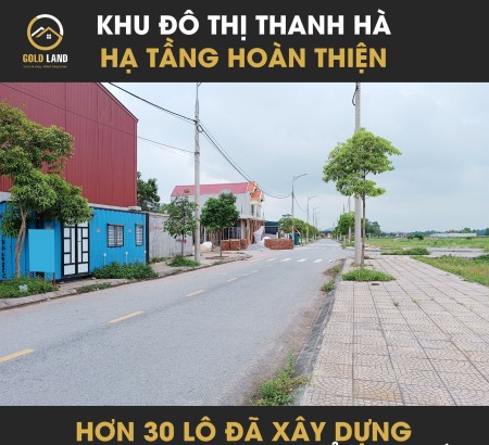 Bán lô đất đẹp trục đường 15m, khu đô thị Thanh Hà, gần khu công nghiệp Thanh Liêm 293ha