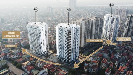 Căn hộ trung tâm Long Biên vào trung tâm chỉ 8 phút giá từ 2.8 tỷ/căn ban công dài