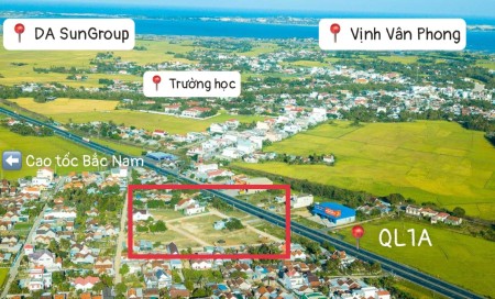 Bán đất nền tái định cư Vạn Long - Kề dự án đô thị Biển Sun Group, khu kinh tế Vân Phong