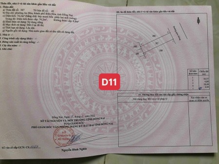 Bán đất đẹp ngay khu du lịch Sơn Tiên, phường An Hoà, Biên Hoà