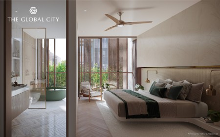 Bán căn hộ view kênh đào tình yêu The Global City căn góc tầng cao