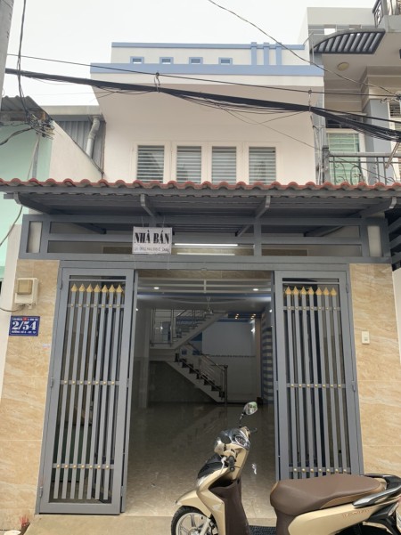Bán nhà mới tinh 1 trệt 1 lầu đường số 8 Bình Tân khu an ninh, lh 0903844508