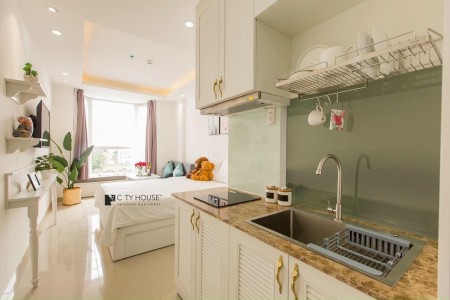 Cho thuê căn hộ dịch vụ Quận 7, có hồ bơi, Gym, gần Lotte Mark, trường đại học
