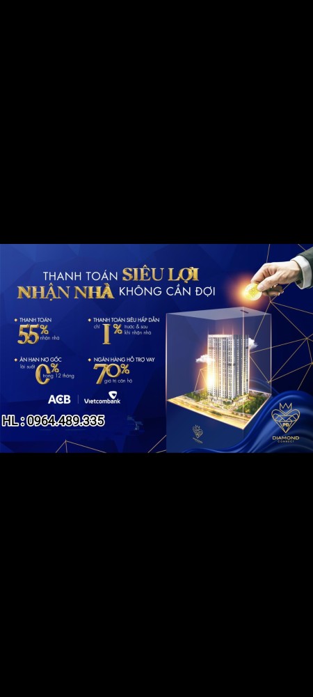 Diamond Concert chính thức mở bán 36tr/m² thanh toán 55% nhận nhà lh 0964489335