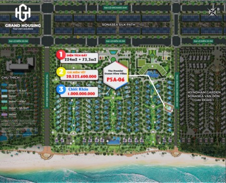 Chuyển nhượng căn biệt thự view biển dự án Sonasea Harbor City Vân Đồn