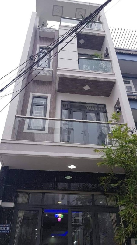 Bán Nhà 4 Tầng Gò Xoài, hẻm xe tải 6m thông, giá 6 tỷ thương lượng sổ đẹp