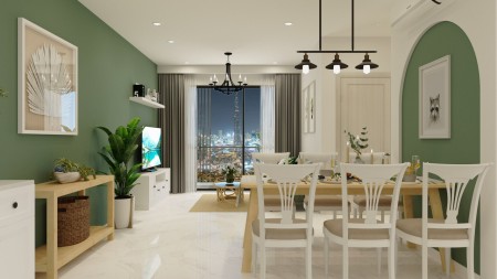 Cho thuê căn hộ đăng cấp 5* - Midtown M8 phong cách tropical. Đầy đủ nội thất - 1.100$/th