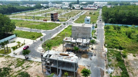 Đất nền thổ cư- kinh doanh mặt tiền chợ thương mại Nhật Huy, Hòa Lợi, Bến Cát