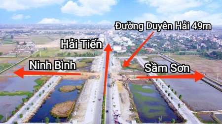Bán đất đẹp diện tích 105m2, sổ đổ MB 32A Hoằng Ngọc Thanh Hoá, giá tốt đầu tư