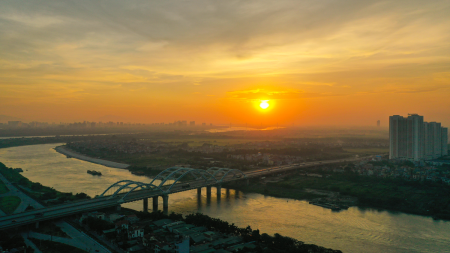 Căn 2 PN 68.6m2 view thoáng ngắm Hoàng hôn bên sông thành phố Hà Nội