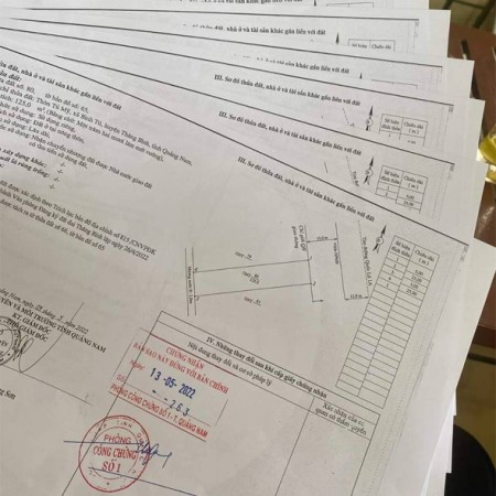 Đất mặt tiền liền kề QL1A Thăng Bình Quảng Nam thanh toán linh hoạt