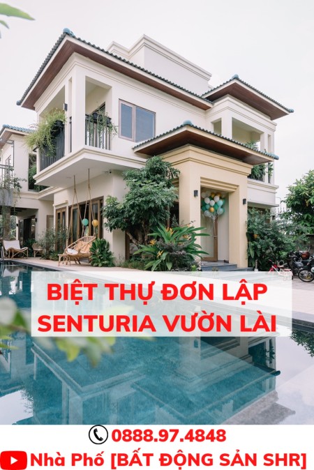 Căn biệt thự đơn lập đẹp nhất Senturia Vườn Lài nội thất nhập Rạp 4k hồ bơi, hồ Koi
