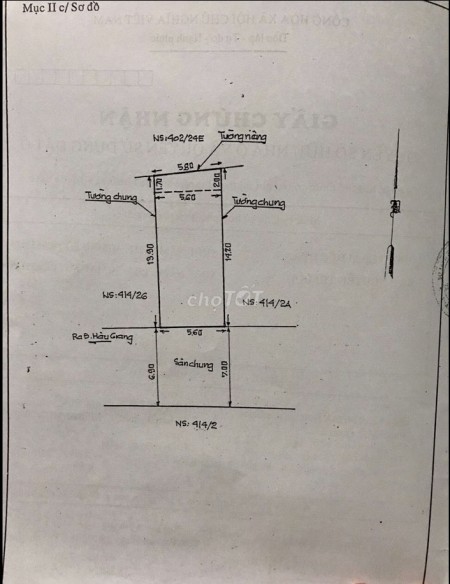 Bán nhà 1 trệt 1 lửng đang cho thuê 10 phòng trọ hẻm 8m Hậu Giang Q6
