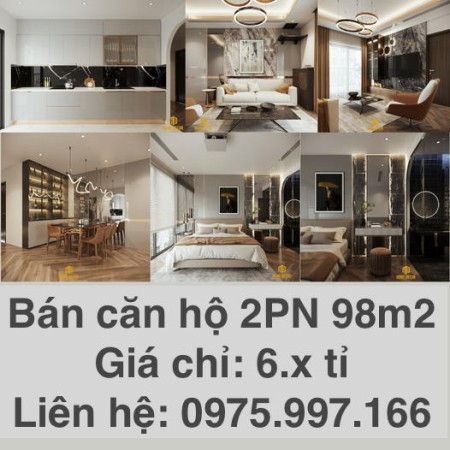Bán căn hộ 2PN diện tích 98m2 tại Sun Ancora, 3 Lương Yên, Hà Nội