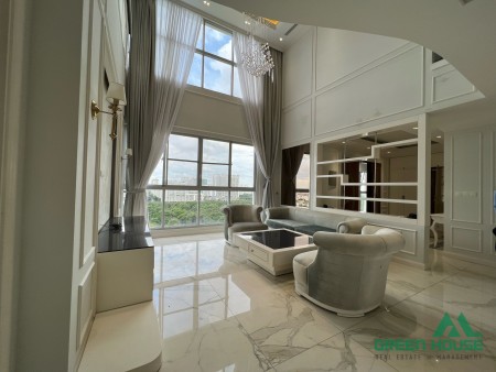 Cho thuê Penthouse Duplex Star Hill 306m2, 5PN, 4WC view đắc địa, Full NT cao cấp