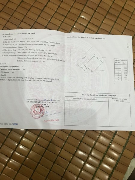 Bán đất tại Hàm Thạnh, Huyện Hàm Thạnh Nam, Bình Thuận lh 0965354641