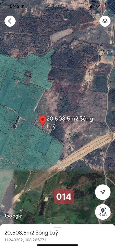 Duy Nhất 1 Lô 2ha, Sông Lũy Bắc Bình - Bình Thuận liên hệ 0949500786