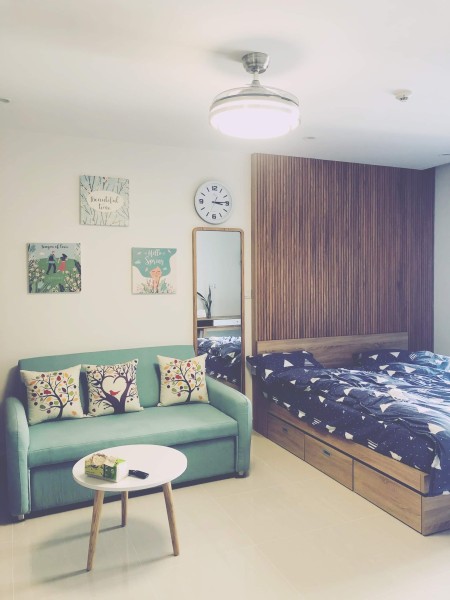 Cho thuê căn hộ studio full đồ đẹp tại Vinhomes Ocean Park nội thất đẹp