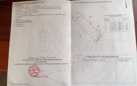 Bán đất nền full thổ cư ven đầm Thuỷ Triều Cam Lâm, Khánh Hoàn, giá tốt đầu tư