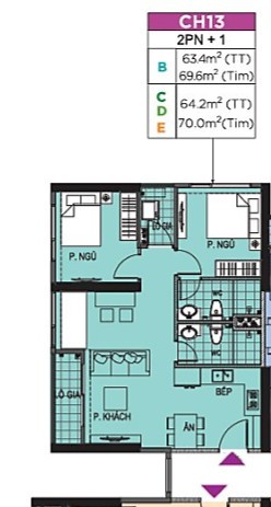 Bán căn hộ 2n+1 View thoáng Vinhomes Smart City vốn 900 triệu
