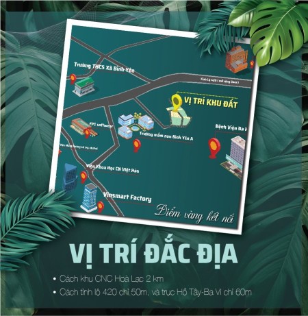 Bán đất Công Nghệ Cao Hòa Lạc, Thạch Thất, Quốc Oai - Hà Nội lh 0982223337