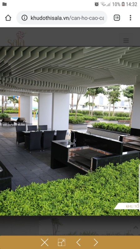 Cho thuê 2pn Sarimi Sala full nội thất 1000$ net liên hệ xem nhà Kaly 0902 848 195