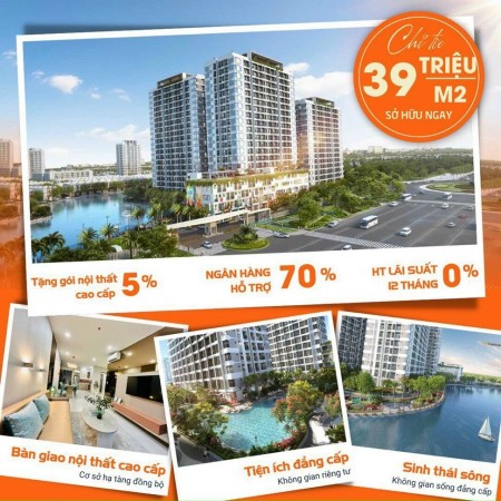 Căn hộ view sông giá 39 triệu/m2 trung tâm TP Thủ Đức tiện ích đầy đủ