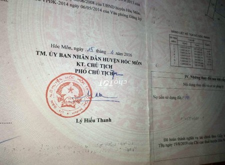 Bán đất thổ cư mặt tiền đường XTT622 vị trí rất đẹp chính chủ có sổ hồng