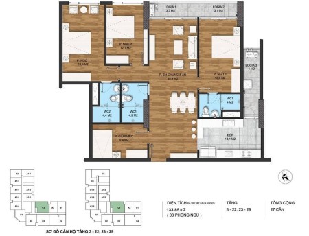 Bán căn 4n diện tích 133m2 chỉ 6,xxx tỷ bao phí sang tên liên hệ 0374402946