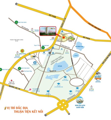Cần bán căn hộ Bcons Bee nằm ngay góc giao Trần Đại Nghĩa và Quốc Lộ 1K (Phạm Văn Đồng nối dài).