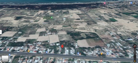 Đất thổ cư gần biển, SHR 116.3m2, Mặt tiền QL1A, ngay KDC Hòa Minh, 1,6 tỷ (còn TL)
