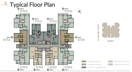 Cần bán căn hộ chung cư 2 phòng ngủ tại The Zenity, Cầu Kho, Quận 1, Hồ Chí Minh