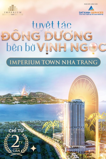 Bán 2 Căn Góc 4 View Tuyệt Đẹp IMPERIUM TOW TP Nha Trang. Sở Hữu Lâu Dài