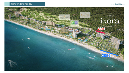 Penthouse nghỉ dưỡng, view rừng và biển, tại resort 5* Ixora Fusion Hồ Tràm Strip, có golf, casino