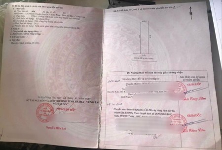 Hồ Tràm: Bán đất nền diện tích sử dụng 170m², cách đường ven biển 700m