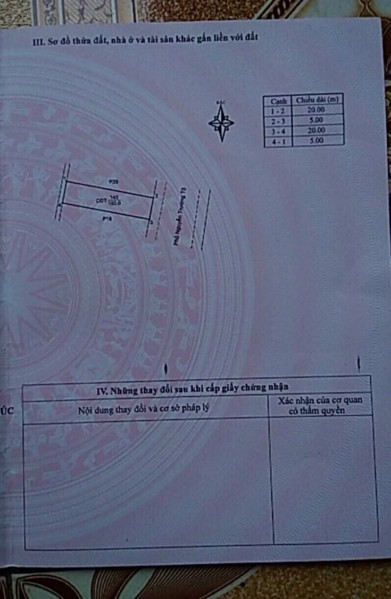 Chính chủ bán lô KDT Sau Núi, TP Vĩnh Yên. 100m ( MT5) giá: 2,0x tỷ. 0972790899