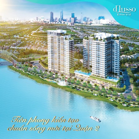 Tháng 8/2022, Chính chủ căn 1 PN 49m2 ra hàng gấp 3.240 tỷ Dlusso, 0946.400.173 căn hộ cao cấp